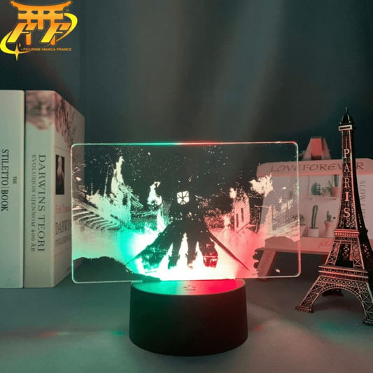 Lampe LED Eren Jaeger Bicolore - Attaque des Titans