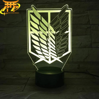 Lampe LED insigne Bataillon d'Exploration - Attaque des Titans