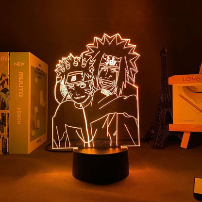 Lampe LED Jiraya et Naruto - Naruto Shippuden
