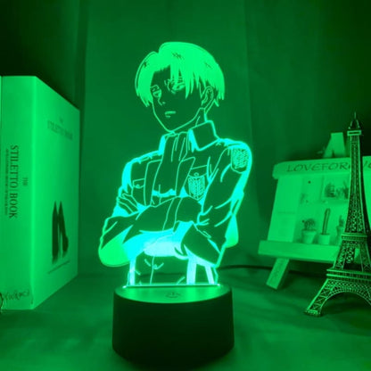 Lampe LED Livaï (Rivaille) Ackerman - Attaque des Titans™ - Otakyo