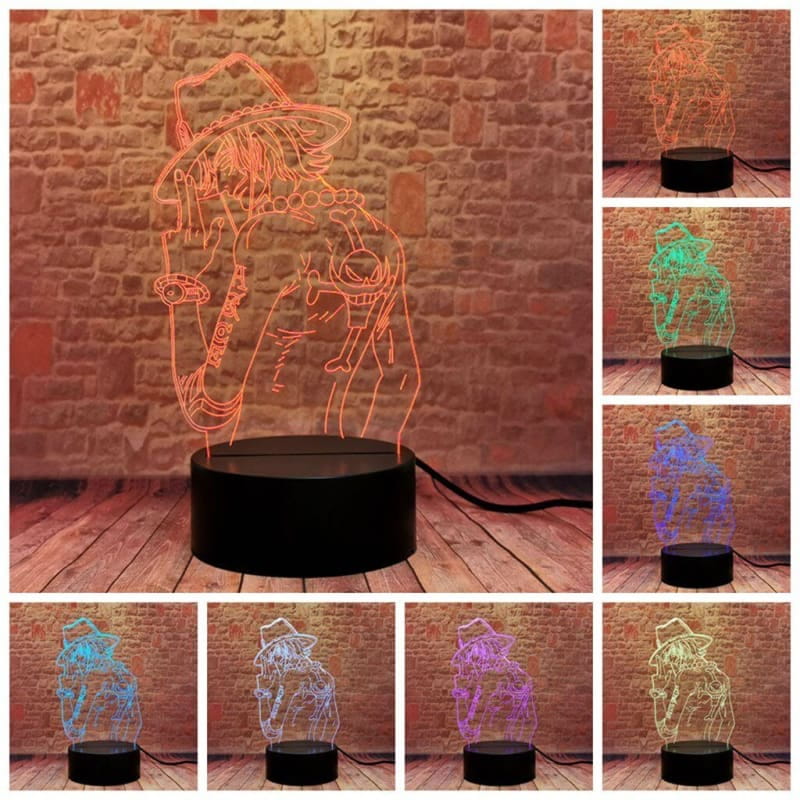 Lampe LED Portgas D. Ace - One Piece