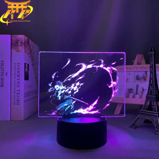 Lampe LED Tanjiro Kamado Flamme du Destin Bicolore - Demon Slayer