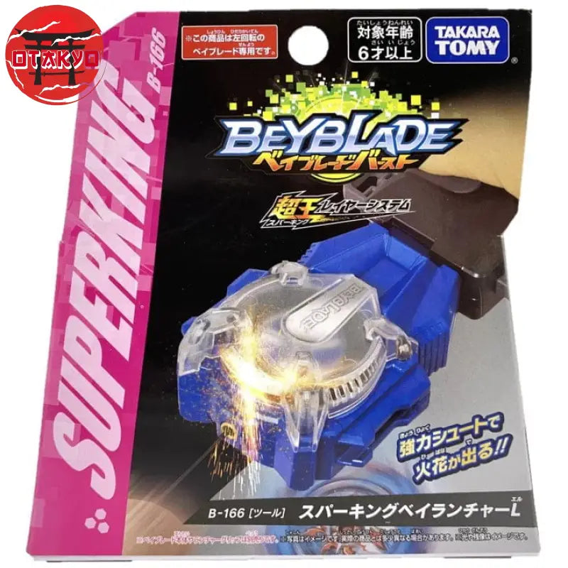 Lanceur à étincelles Superking Bleu - Beyblade