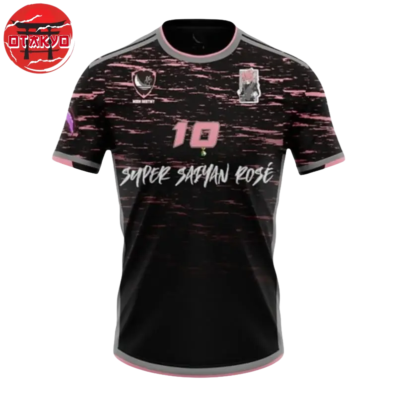 Maillot de Foot Goku Noir SSJ Rosé - Dragon Ball Z™