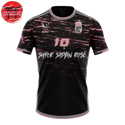 Maillot de Foot Goku Noir SSJ Rosé - Dragon Ball Z™