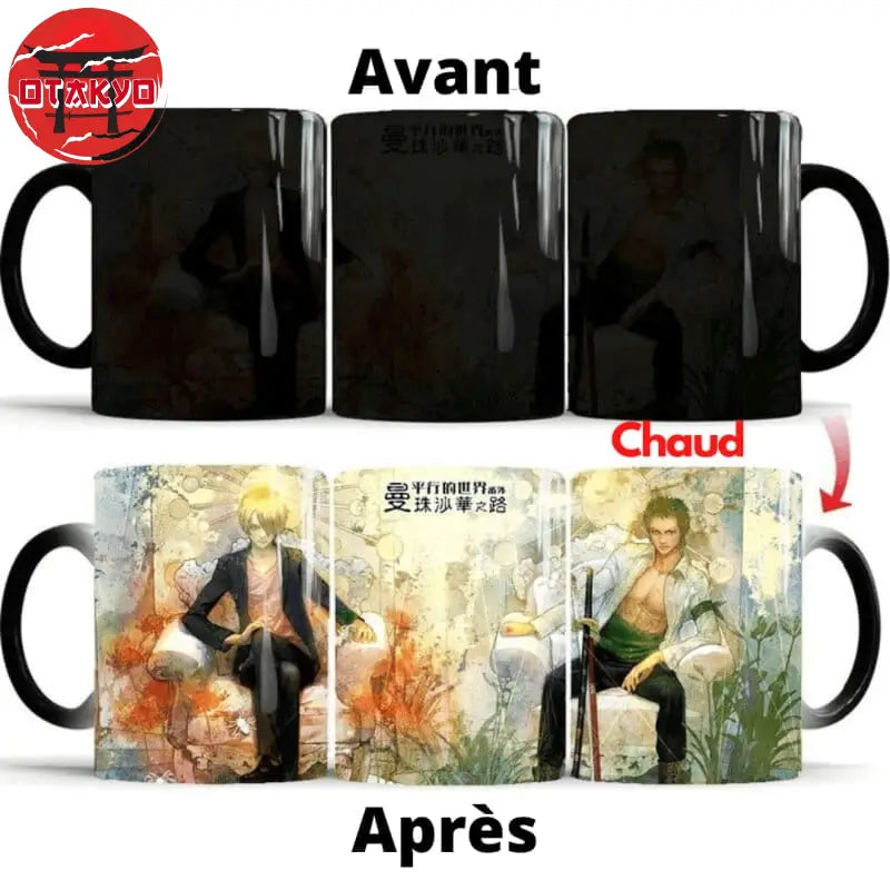 Mug Magique Sanji & Zoro  - One Piece