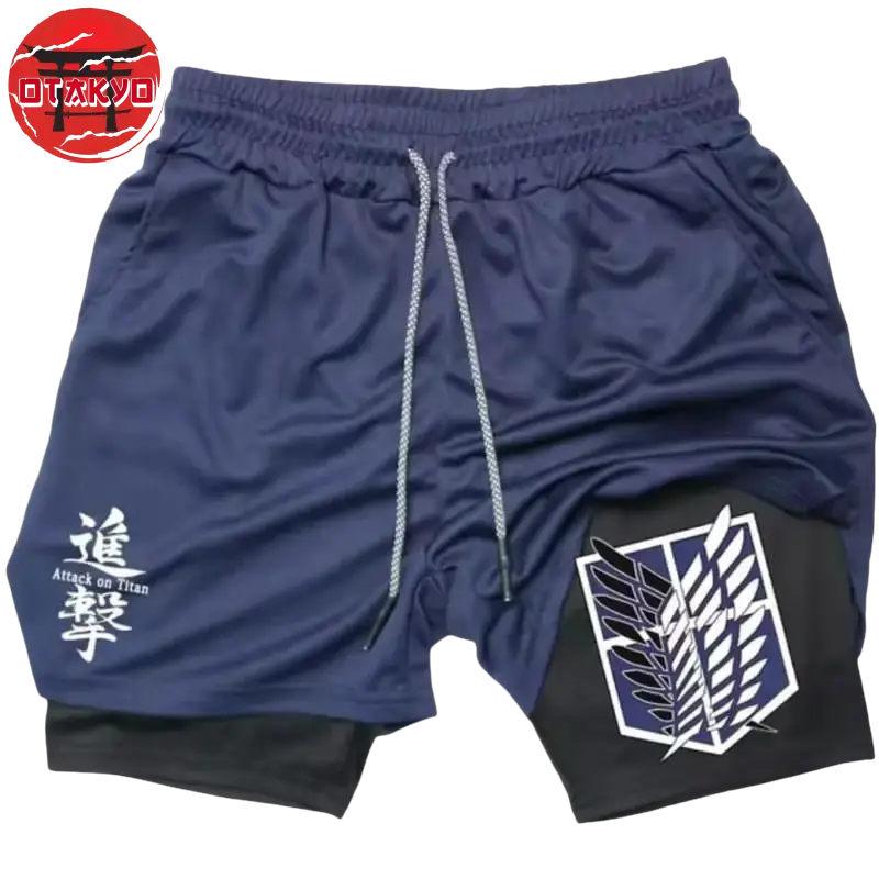 Short Bataillon d'Exploration Bleu - Attaque des Titans™