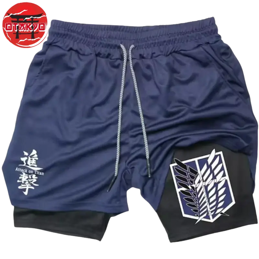 Short Bataillon d'Exploration Bleu - Attaque des Titans™