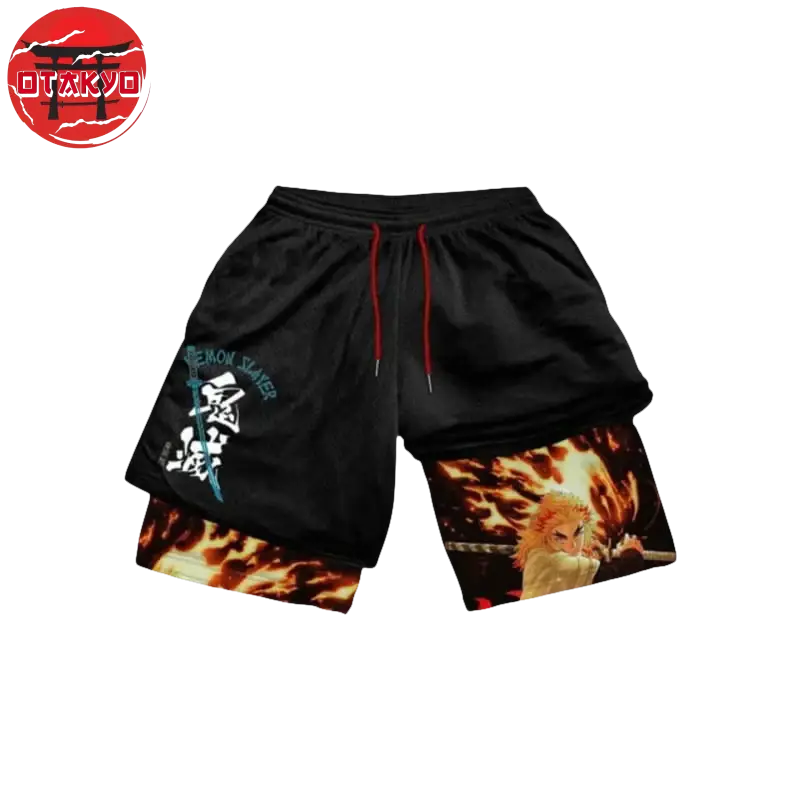 Short Rengoku Souffle de la Flamme - Demon Slayer™