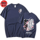 T-Shirt Bleu Bataillon d'Exploration - Attaque des Titans™