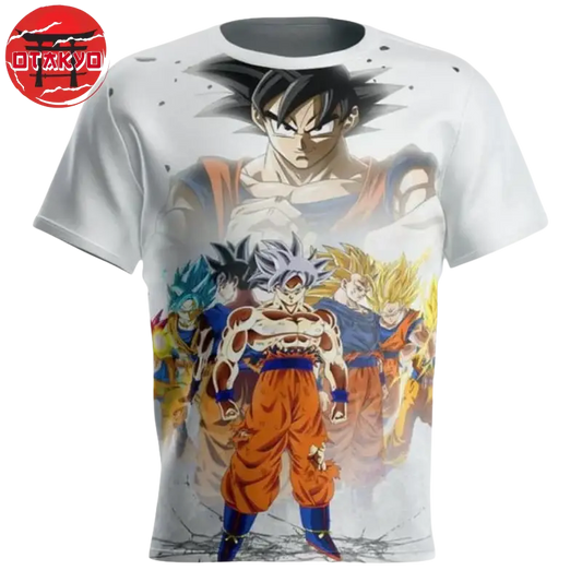 t-shirt-goku-transformations-dragon-ball-z™