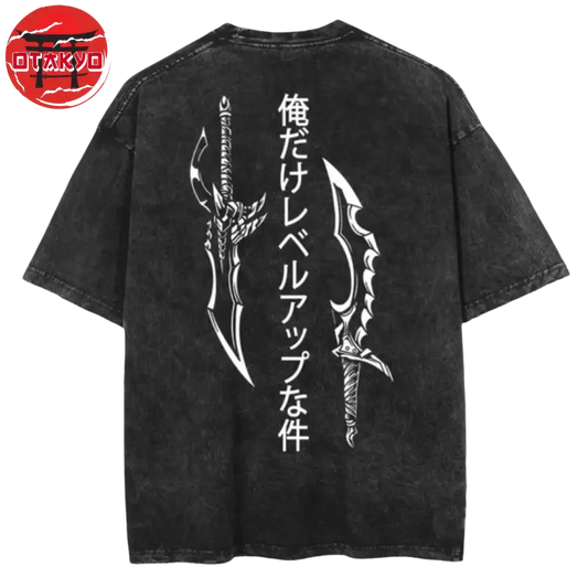 T-Shirt Oversize Dagues de Kamish - Solo Leveling™