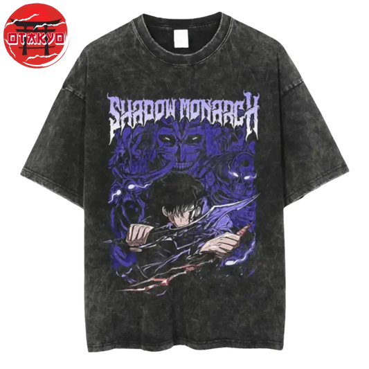 T-Shirt Oversize Le Monarque des Ombres - Solo Leveling™