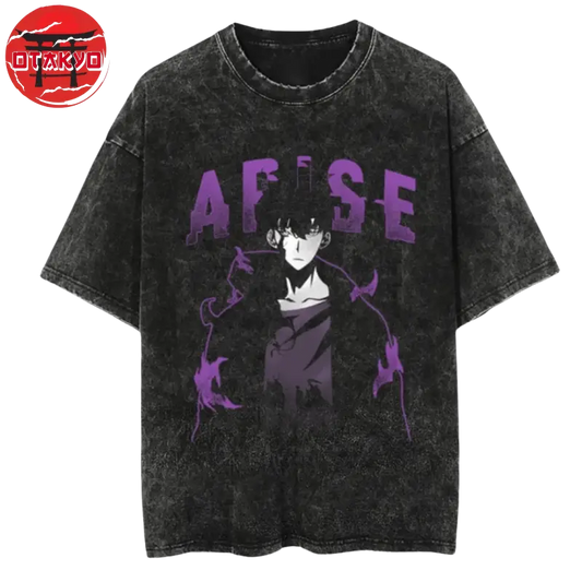 T-Shirt Oversize Sung Jin-Woo "Arise" - Solo Leveling™