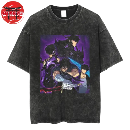 T-Shirt Oversize Sung Jin-Woo ’Évolution’ - Solo Leveling™