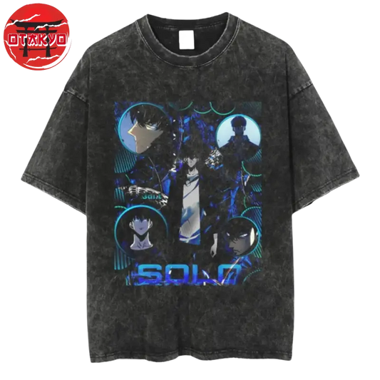 T-Shirt Oversize Sung Jin-Woo "Solo" - Solo Leveling™
