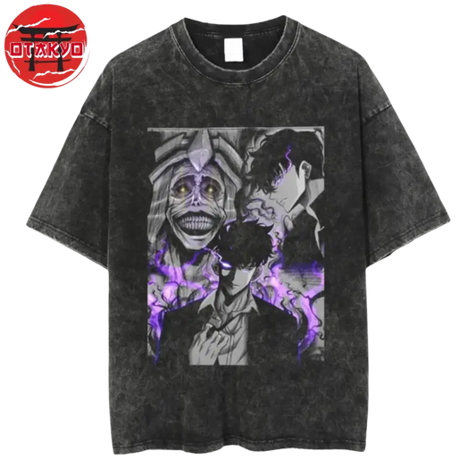T-Shirt Oversize Système "L'Éveil du Roi" - Solo Leveling™