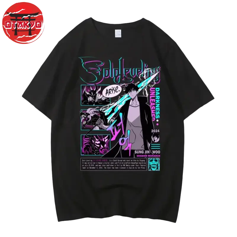 T-Shirt Sung Jin-Woo "Épée d'Igris" - Solo Leveling™