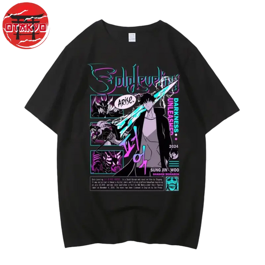 T-Shirt Sung Jin-Woo "Épée d'Igris" - Solo Leveling™