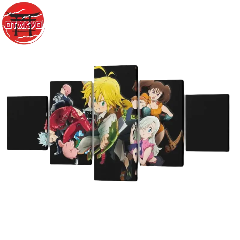 tableau-7-peches-capitaux-nanatsu-no-taizai™