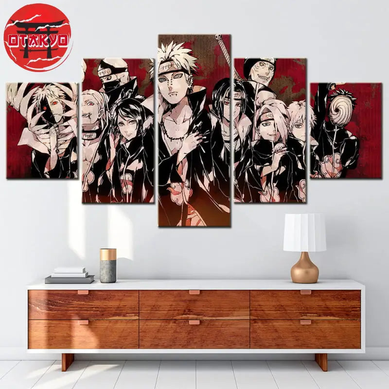 Tableau Akatsuki l'Alliance des Ombres - Naruto Shippuden™