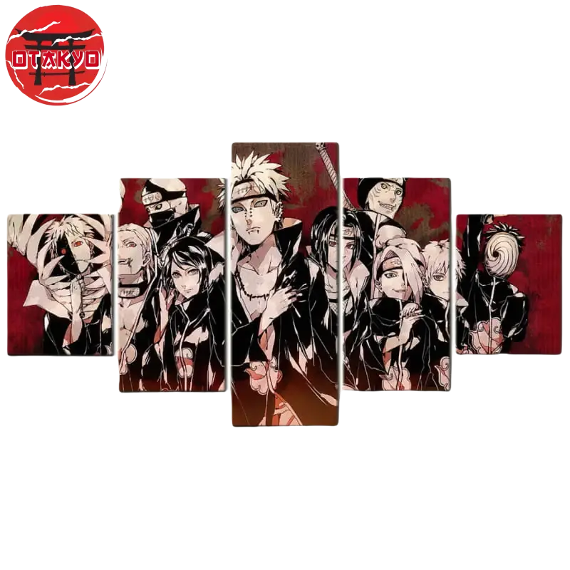 Tableau Akatsuki l'Alliance des Ombres - Naruto Shippuden™