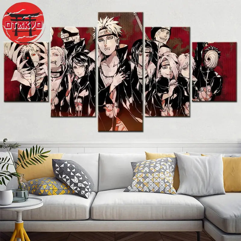 Tableau Akatsuki l'Alliance des Ombres - Naruto Shippuden™