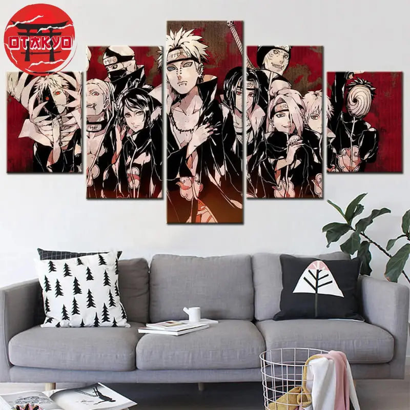 Tableau Akatsuki l'Alliance des Ombres - Naruto Shippuden™