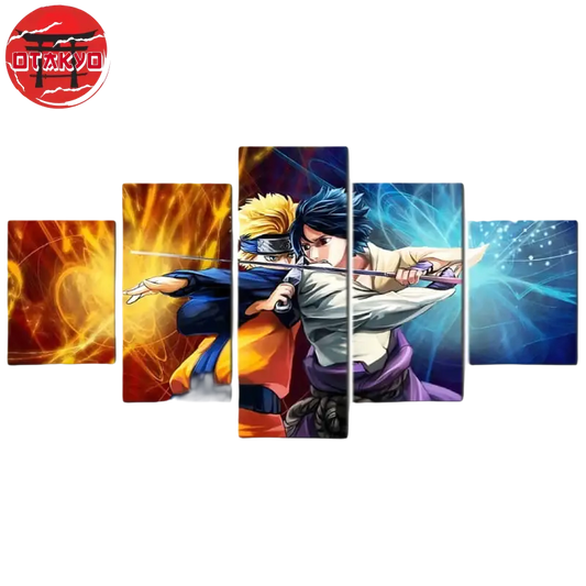 Tableau Bataille de Naruto et Sasuke - Naruto Shippuden™