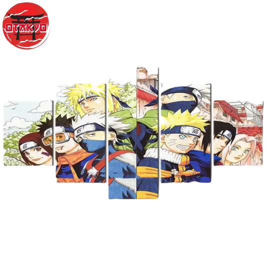 Tableau Equipe 7 1ère et 2ème Génération - Naruto Shippuden™