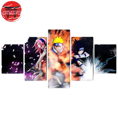Tableau Equipe 7 Attaque Signature - Naruto Shippuden™