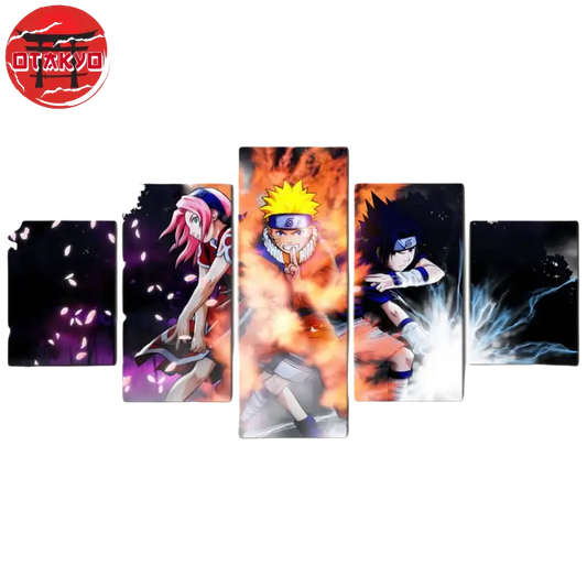 Tableau Equipe 7 Attaque Signature - Naruto Shippuden™