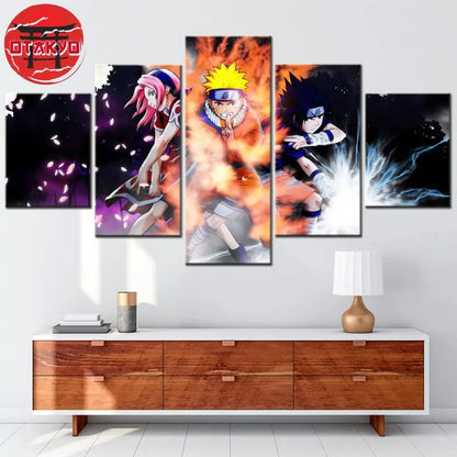 Tableau Equipe 7 Attaque Signature - Naruto Shippuden™