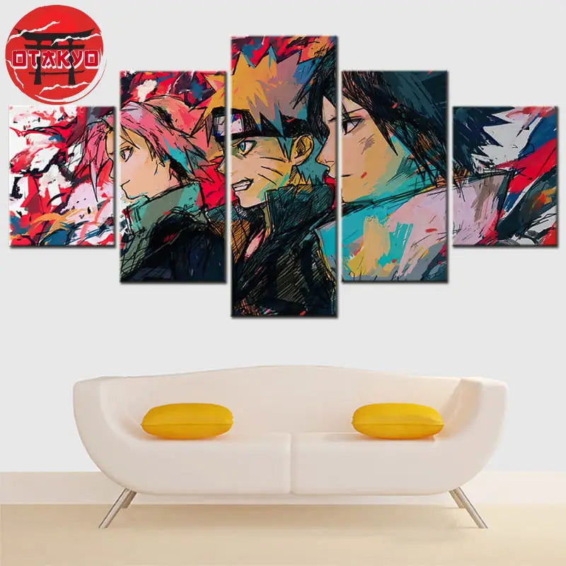 Tableau Equipe 7 Le combat Final - Naruto Shippuden™