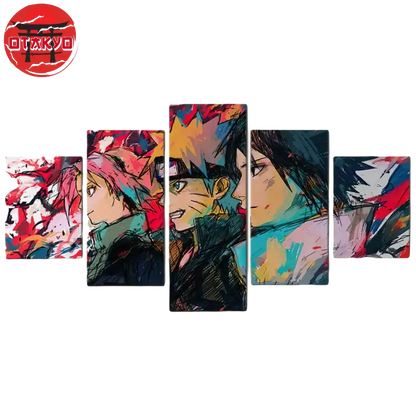 Tableau Equipe 7 Le combat Final - Naruto Shippuden™
