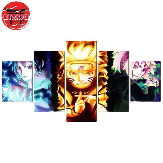 Tableau Équipe 7 Pleine Puissance - Naruto Shippuden™