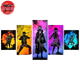 Tableau Gaara & Naruto & Itachi & Sasuke - Naruto Shippuden™