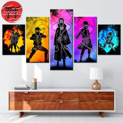 Tableau Gaara & Naruto & Itachi & Sasuke - Naruto Shippuden™