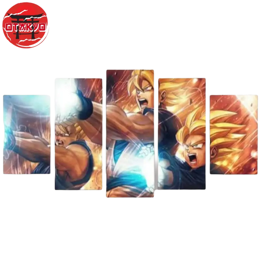 Tableau Kamehameha Père Fils - Dragon Ball Z™