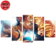 Tableau Kamehameha Père Fils - Dragon Ball Z™