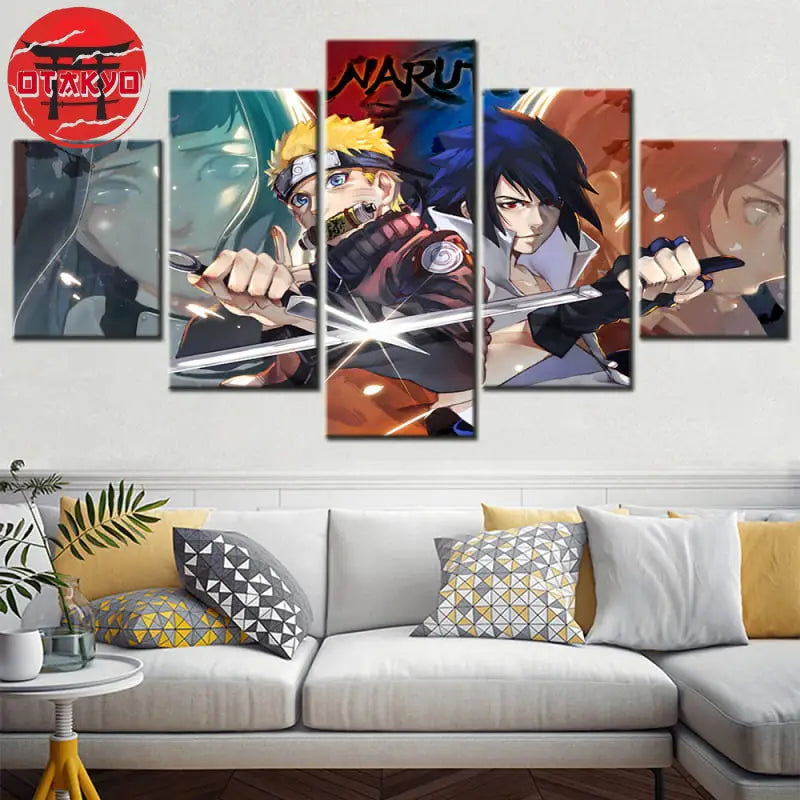 Tableau Les Lames de la Détermination - Naruto Shippuden™