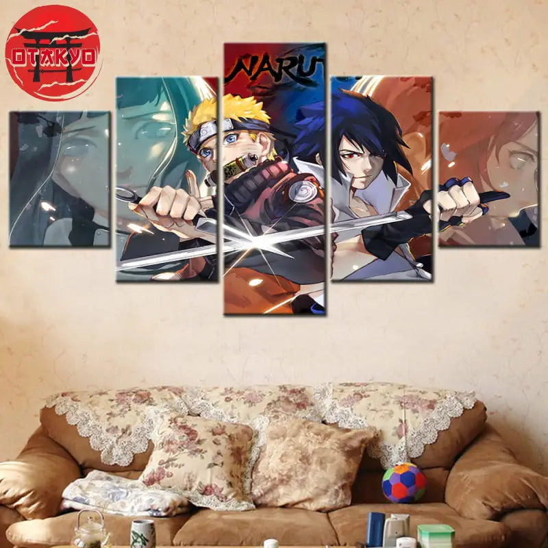 Tableau Les Lames de la Détermination - Naruto Shippuden™