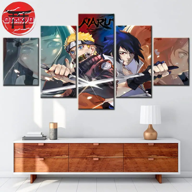 Tableau Les Lames de la Détermination - Naruto Shippuden™