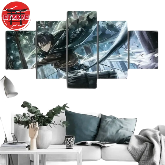 Tableau Livaï Ackerman - Attaque des titans