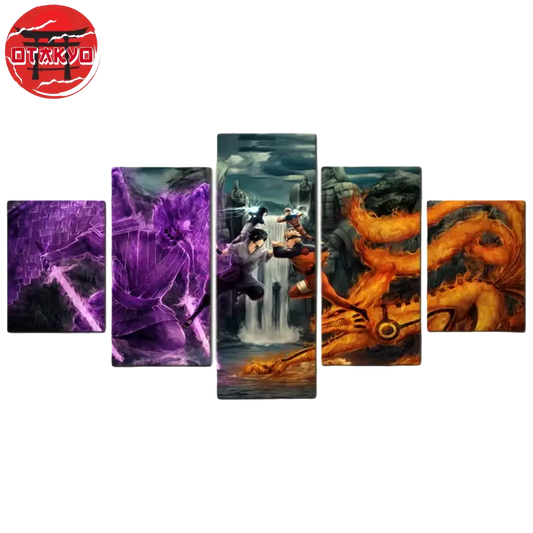 Tableau Naruto vs Sasuke Vallée de la Fin - Naruto Shippuden™