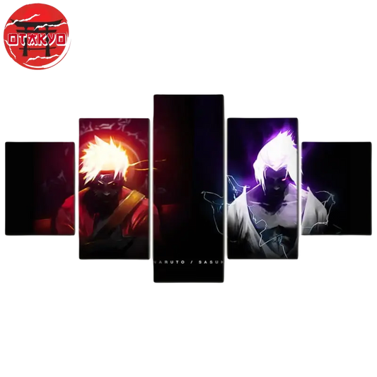 Tableau Naruto x Sasuke Rivaux Éternels - Naruto Shippuden™