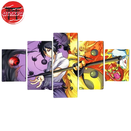 Tableau Sasuke et Naruto Ermite Rikudo - Naruto Shippuden™
