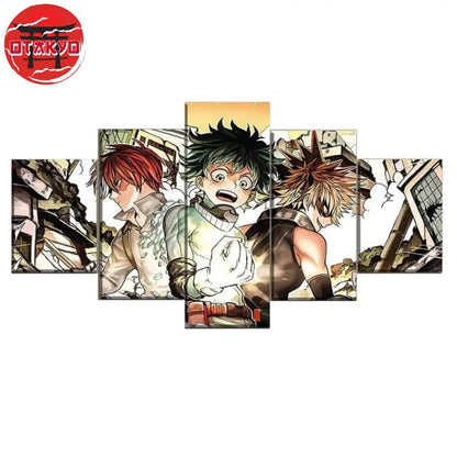 Tableau Shoto, Izuku et Bakugo -My Hero Academia