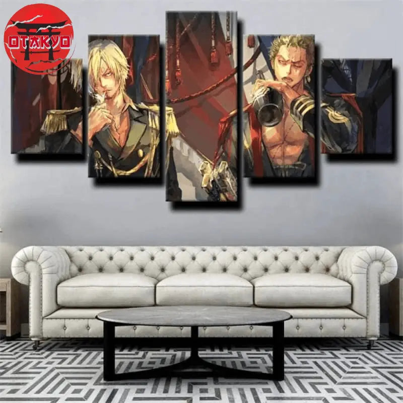 Tableau Zoro et Sanji - One Piece™