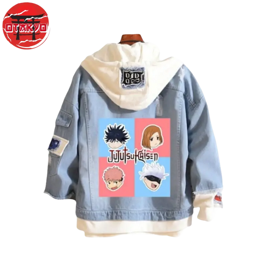 Veste en jean équipe Gojo - Jujutsu Kaisen™ - Otakyo